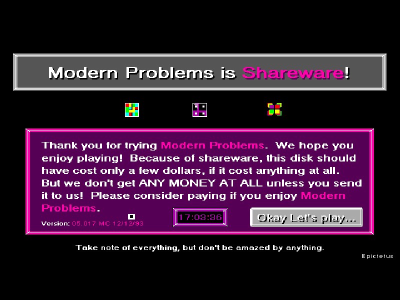Modern Problems